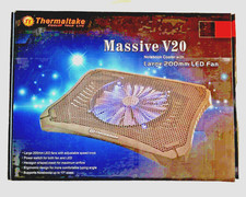 Notebook Cooler with Lg 200mm LED Fan Thermaltake -A Massive V20 Repair or Parts picture