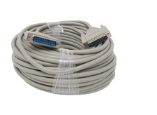 100 Foot DB25 25 Pin Serial Port Cable Male/Male RS232 picture