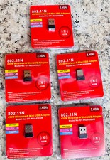 5x N 300Mbps Mini Wireless USB Wifi Adapter LAN Antenna Network 802.11n/g/b Nano picture