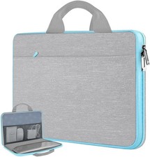 Laptop Case for MacBook Pro 14inch TSA Sleeve Handbag, Light Gray Blue Design picture