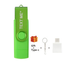 TEXT ME High Speed USB Flash Drive OTG Pen Drive 64Gbusb Stick 32GB 16GB 8GB Pen picture