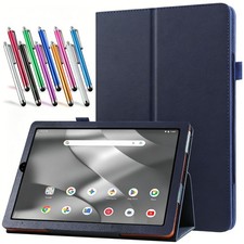 Onn 8.1'' Tablet Case (2026 Model) Leather Folio Cover for Onn 8.1 inch + Stylus picture