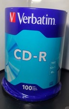 Verbatim 52x CD-R 700MB Capacity  100/Pack New picture