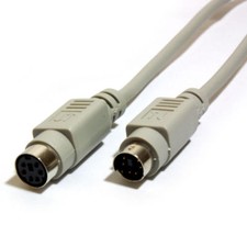 6 pin Mini-DIN Extension Cable for keyboard mouse M to F 1.35m 4.43 feet PS/2 picture