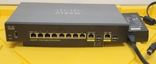 Cisco SG250-10P 10-Port Gigabit PoE Smart Switch (62W) 8x Gigabit 2 SFP+RJ45 PD picture