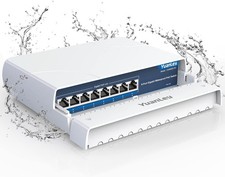 YuanLey 8-Port PoE Switch Gigabit- Waterproof Outdoor Ethernet Unmanaged Network picture