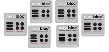 Universal Webcam Covers - Dots and Bars, 7 Pieces each pack - Black (lot 6 pack) picture