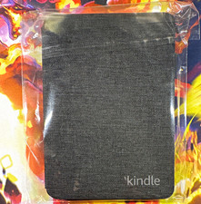 Heather Gray Fabric Folding Folio Case for Kindle 2022/2024 picture
