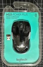 Logitech M525 Power Plus Wireless Optical Mouse (910-002696) NEW FACTORY-SEALED picture