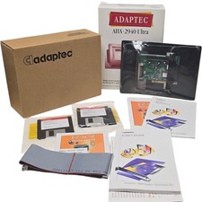 Adaptec AHA-2940 Ultra Kit SCSI Adapter & Software Complete New  picture