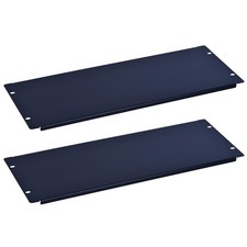 RackPath 4U Blank Rack Mount Panel Spacer for 19in Server 4U, Black  picture