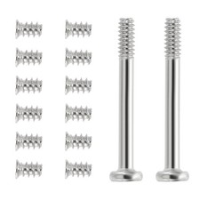 60Pcs (30pcs #6-32x30, 30pcs M5x8) Computer Case Fan Screws Kit for DIY, Silver picture
