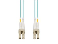 AddOn 10m LC to LC Aqua OM3 Duplex OFNR (Riser-Rated) Fiber Patch Cable picture