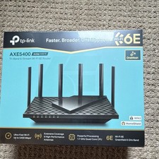 TP-LINK Archer AXE75 AXE5400 Tri-Band Wi-Fi 6E Router OneMesh WPA3 picture
