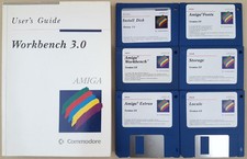 Amiga OS Operating System v3.0 Install Disks Workbench User's Guide Amiga 4000 picture