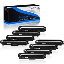 8PK High-Yield TN221 Black Toner for Brother TN225 MFC-9130CW 9330CDW 9340CDW picture