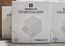Official Raspberry Pi 5 27W USB Type-C Power Supply OEM New Fast Ship USA picture