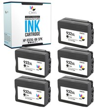 5PK CMYi Compatible 932 XL Ink Cartridges for HP OfficeJet 7610 7612 7620 6100 picture