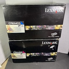 LEXMARK C792A4MG  C792A4CG FOR C792 & X792 New In BOX (2 Boxes)🔥 picture