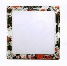 DEMCiflex 140mm Magnetic Fan Dust Filter - Death Knell with White Mesh picture