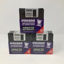 30 Prism 3.5 inch Micro Disks Floppy Disks NEW SEALED 3 Boxes of 10 NOS IBM picture