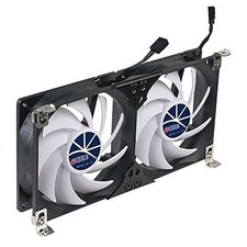 12V Waterproof Cooling Fan with Speed Controller for RV Fridge Ventilation picture