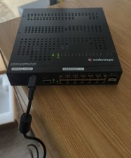 SEE VIDEO - Enterasys Extreme Networks D2 D2G124-12P Switch 12 port managed Used picture