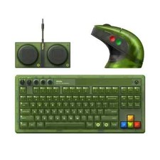 8BitDo Retro 87 Wireless Mechanical Keyboard Mouse Set Xbox Edition Clear Green picture