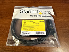 StarTech.com C6ASPAT6BK 6 ft. Cat 6A Black Shielded Network Ethernet Cable picture