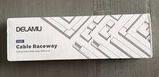 DELAMU CC01 Cable Raceway Cord Cover Management Kit White 90.95in New picture
