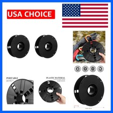 2pcs Plastic Cord Cable Storage Reel, Lightweight Durable Organizer for Campi... picture