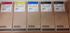 5 x Genuine Ink Epson SureColor SC-T3000 SC-T5000 SC-T7000 / T6921 -T6925 Lot picture
