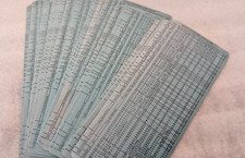 25 Vintage IBM BLUE Punch Cards Buffalo / Rochester Liquor Division Unused picture