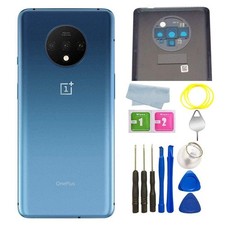 Battery Back Cover Rear Glass + Camera Lens for OnePlus 7T 6.55in Replacement picture
