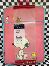 iLuv GreeNology Pink Peanuts Snoopy Sleeve for Tablets Case 8.25In x 11 In picture