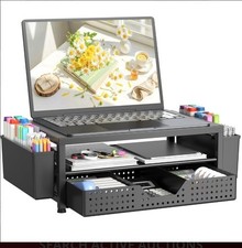 Printer laptop Stand with Storage and Organizer, Space Saving Desk Accessories  picture