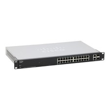Cisco SF200-24 SLM224GT 24-Port 10/100 RJ-45 2x SFP Fast Ethernet Switch picture