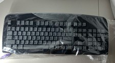 Vintage Gateway SK-9921 Standard PS/2 Computer Keyboard - Black & Gray picture