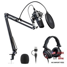 AU-USB Microphone Kit with Headphones for PC, Podcast & Gaming | A04H picture