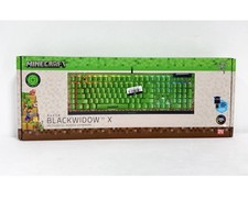 New - Razer BlackWidowV4 X Gaming Keyboard Green Switch - Minecraft Edition picture