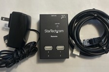 StarTech USB2004EXTV 4-Port USB 2.0 Extender Over Cat5 Cat6 w/ Power Adapter picture