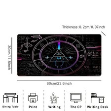 1pc Extra Large Gaming Mouse Pad with Durable Stitched Edges, High-Definition picture