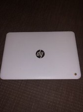 White Hewlett-Packard Chromebook  Laptop 14’ picture