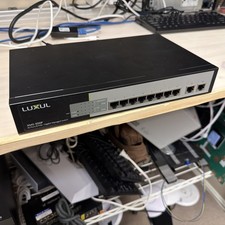 Luxul 10-Port/8 PoE+ Gigabit Managed Switch XMS-1010P + Power Cable picture