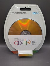 10 Pack Memorex Music CD-R Recordable Media Music Musique (40X 700MB/80 Minutes) picture