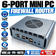 Intel N100 Mini PC 6x 2.5G i226 LAN Firewall Router Barebones pfSense OPNsense picture