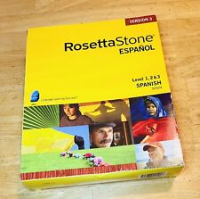 RosettaStone Spanish Version 3 Espanol Levels 1-3 Language Learning Tool picture