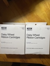 6 Sealed Radio Shack Tandy Daisy Wheel Ribbon Cartridges 26-1419 Black In Box picture
