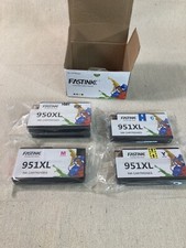 Fastink 951xl 950xl 4 Pack Ink Printer Replacement Cartridges Cyan YW, BL MG858 picture
