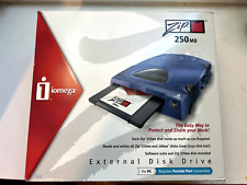OEM iomega ZIP 250 MB Parallel Port External Drive & Box For PC UNTESTED picture